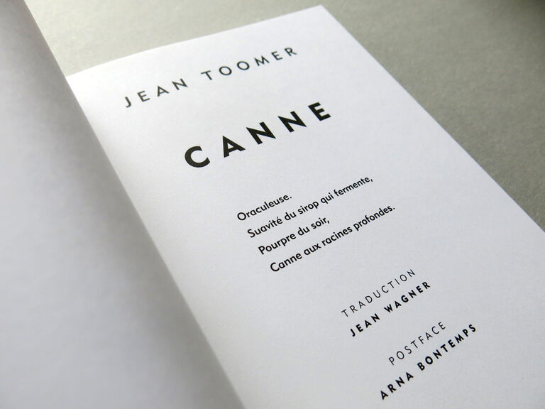 Canne — Jean Toomer