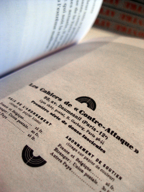 Contre-Attaque — Georges Bataille, André Breton
