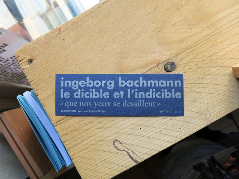 Le dicible et l’indicible — Ingeborg Bachmann
