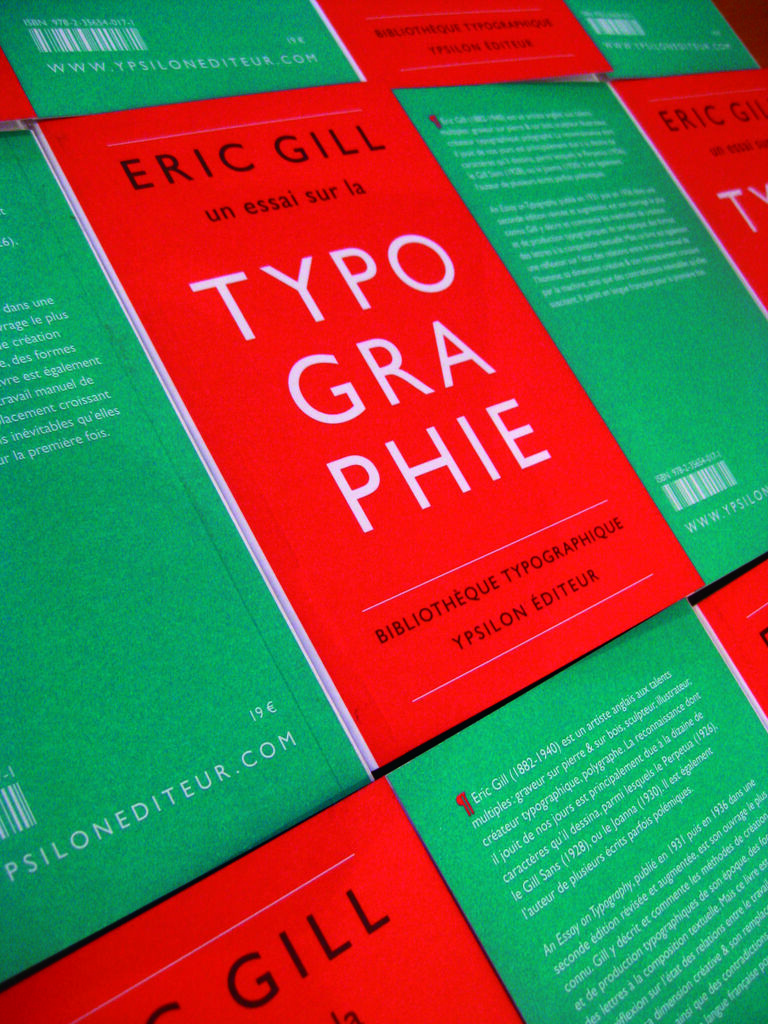 Un essai sur la typographie — Eric Gill
