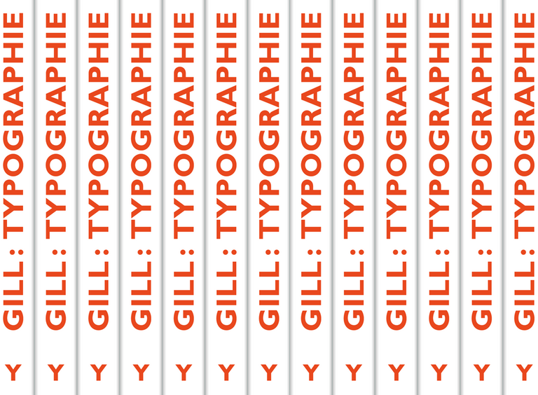 Un essai sur la typographie — Eric Gill