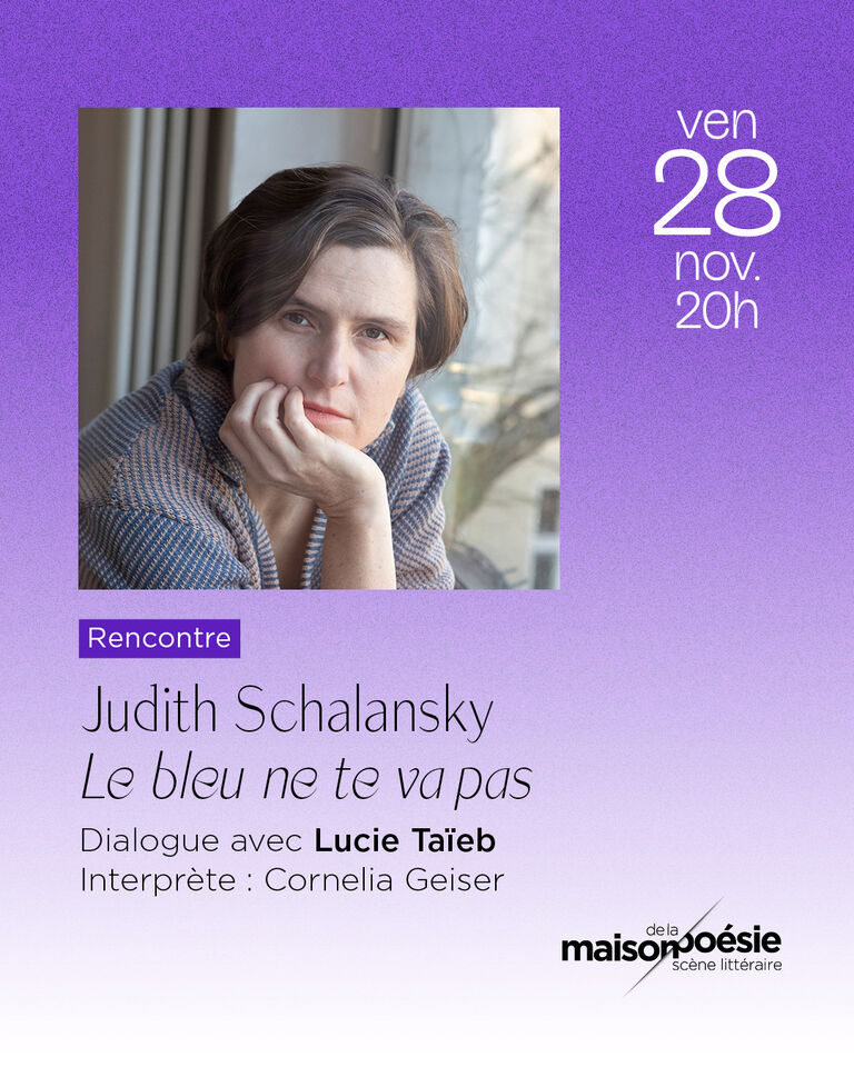Judith Schalansky à la Maison de la poésie
