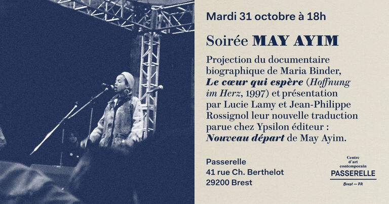 Rencontre May Ayim à La Passerelle à Brest